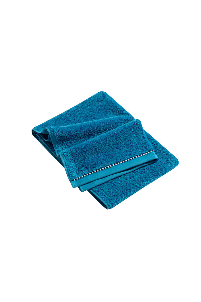 S materiálem TENCEL™: sada ručníků z froté, OCEAN BLUE, detail image number 3