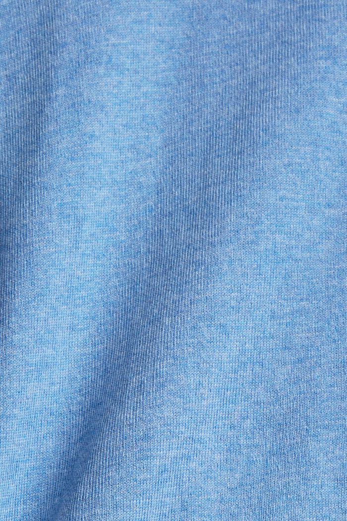 Pulovr s kapucí, 100% bavlna, LIGHT BLUE LAVENDER, detail image number 4