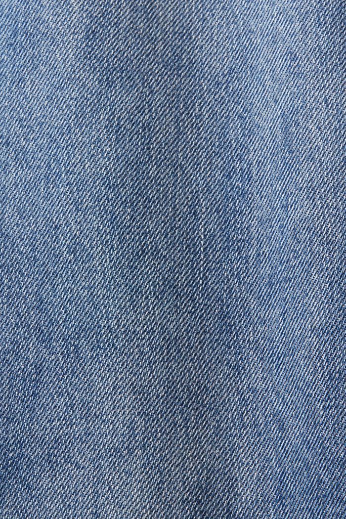 Džíny s vysokým pasem a širokými nohavicemi, BLUE DARK WASHED, detail image number 6