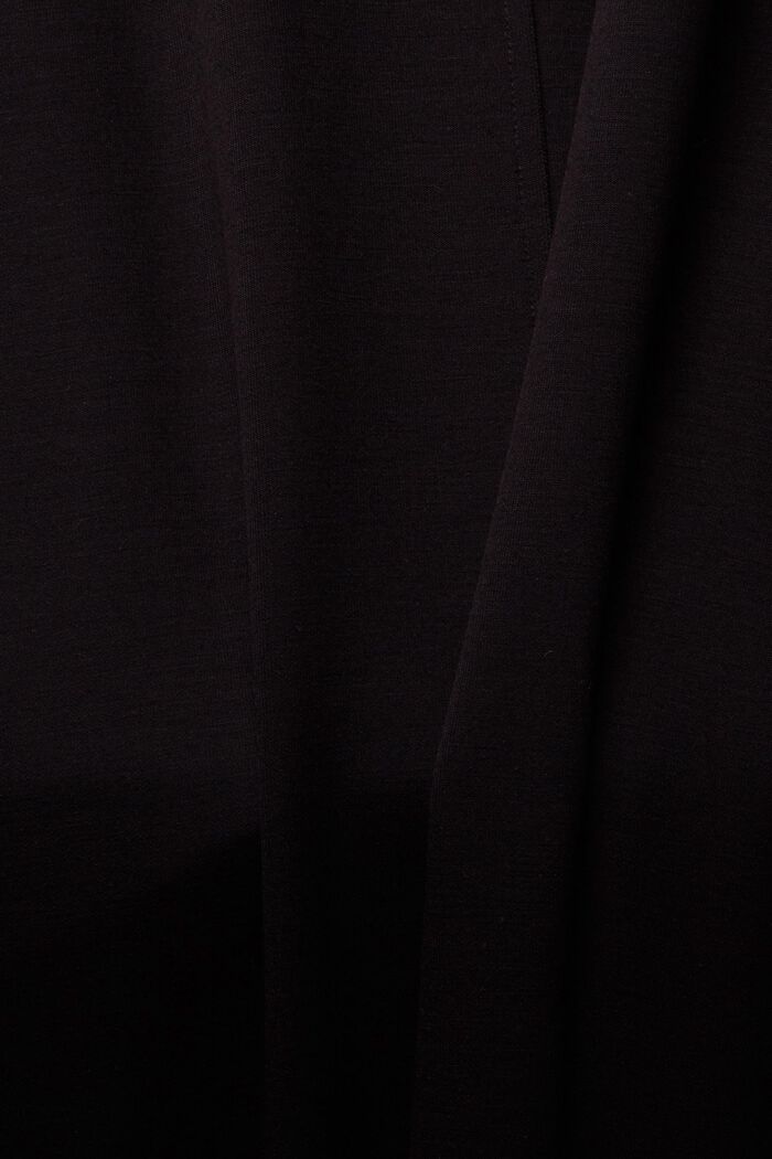 Tričkové šaty v midi délce, BLACK, detail image number 4