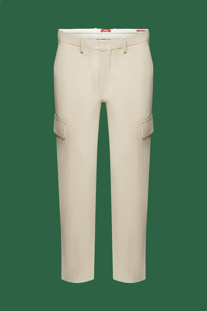 Cargo kalhoty s rovnými nohavicemi, BEIGE, detail image number 7