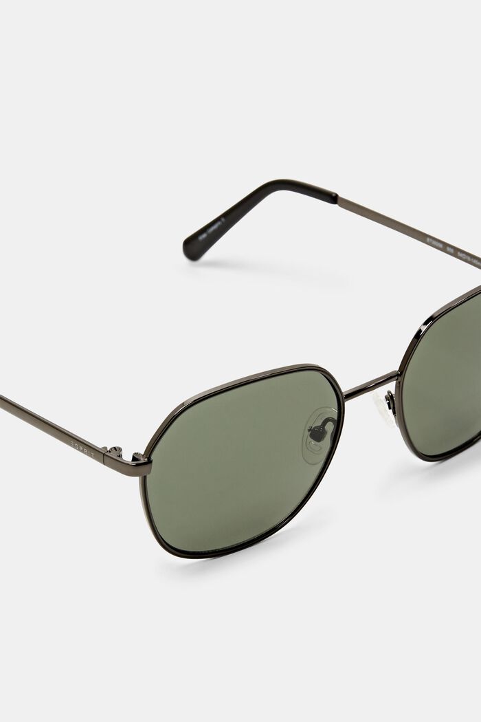 Unisex sluneční brýle s kovovými obroučkami, GREY, detail image number 1