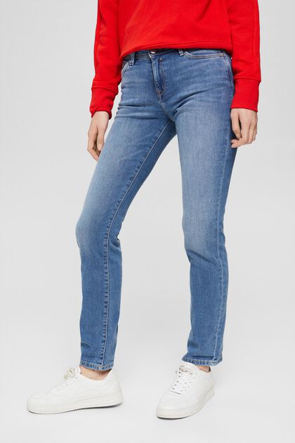 Strečové džíny s nízkým pasem