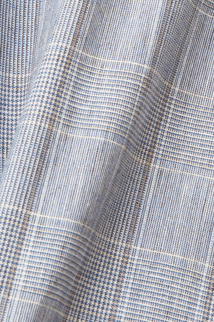 Kostkované oblekové kalhoty Silm Fit, LIGHT BLUE, detail image number 6