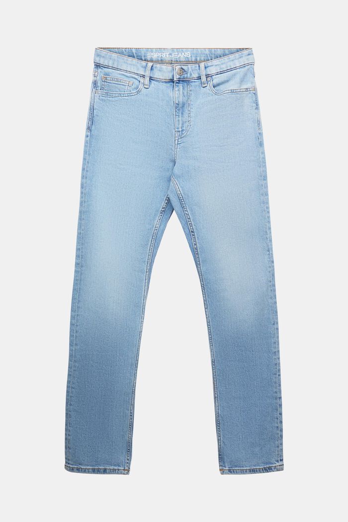 Slim džíny se střední výškou pasu, BLUE LIGHT WASHED, detail image number 6