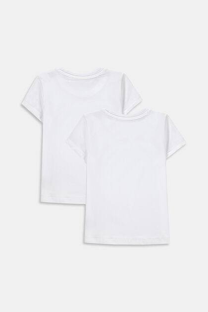 2 ks v balení: trička ze strečové bavlny
