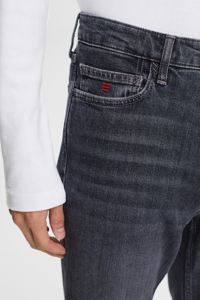 Retro pohodlné džíny se středně vysokým pasem, BLACK MEDIUM WASHED, detail image number 2
