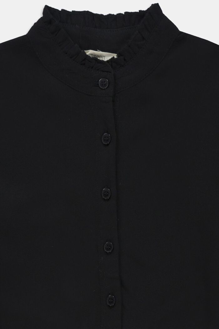 Mini šaty, pruhované náplety z žebrové pleteniny, BLACK, detail image number 2