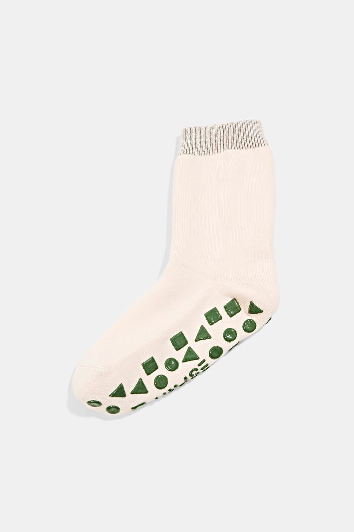 Protiskluzové ponožky ze směsi s bio bavlnou, ORCHID, overview