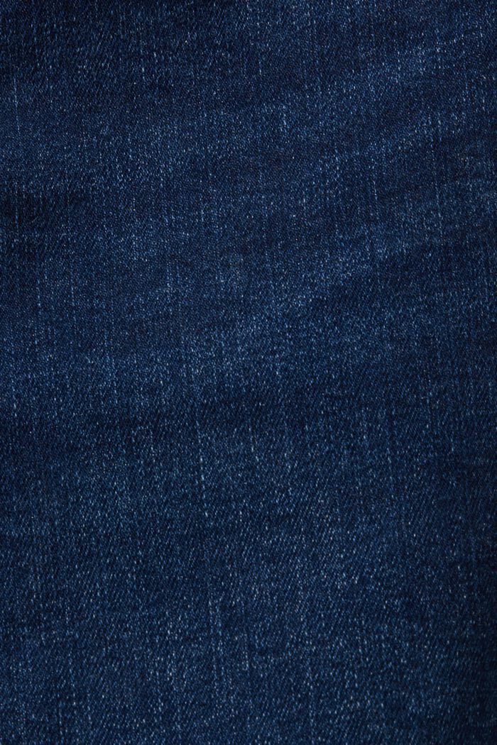 Skinny džíny se střední výškou pasu, BLUE DARK WASHED, detail image number 5
