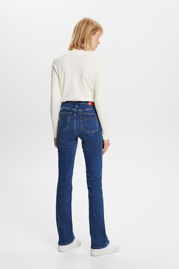 Bootcut džíny s vysokým pasem, v prémiové kvalitě, BLUE MEDIUM WASHED, detail image number 3