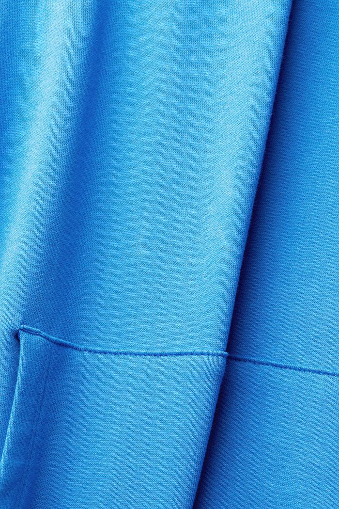 Mikina s kapucí a potiskem vzadu, BRIGHT BLUE, detail image number 5