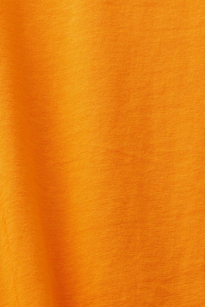 Tričko s krátkým rukávem a kulatým výstřihem, GOLDEN ORANGE, detail image number 5
