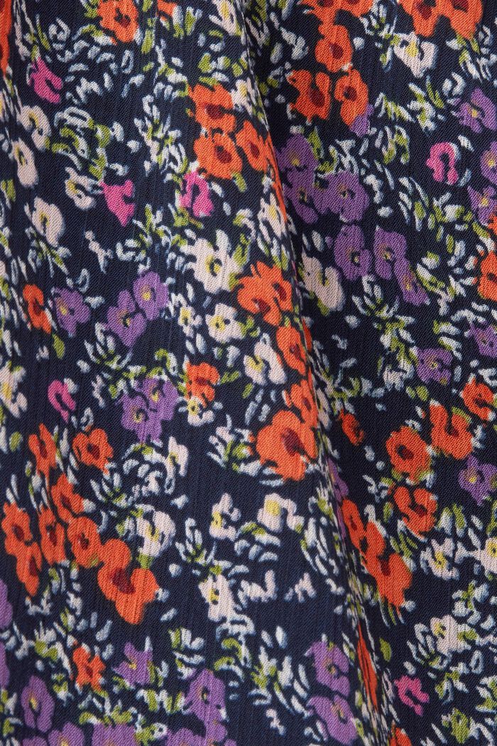 Květovaná sukně s volánovým lemem, NAVY, detail image number 5