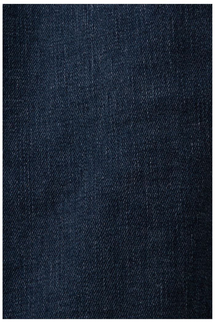Rovné džíny se střední výškou pasu, BLUE DARK WASHED, detail image number 5
