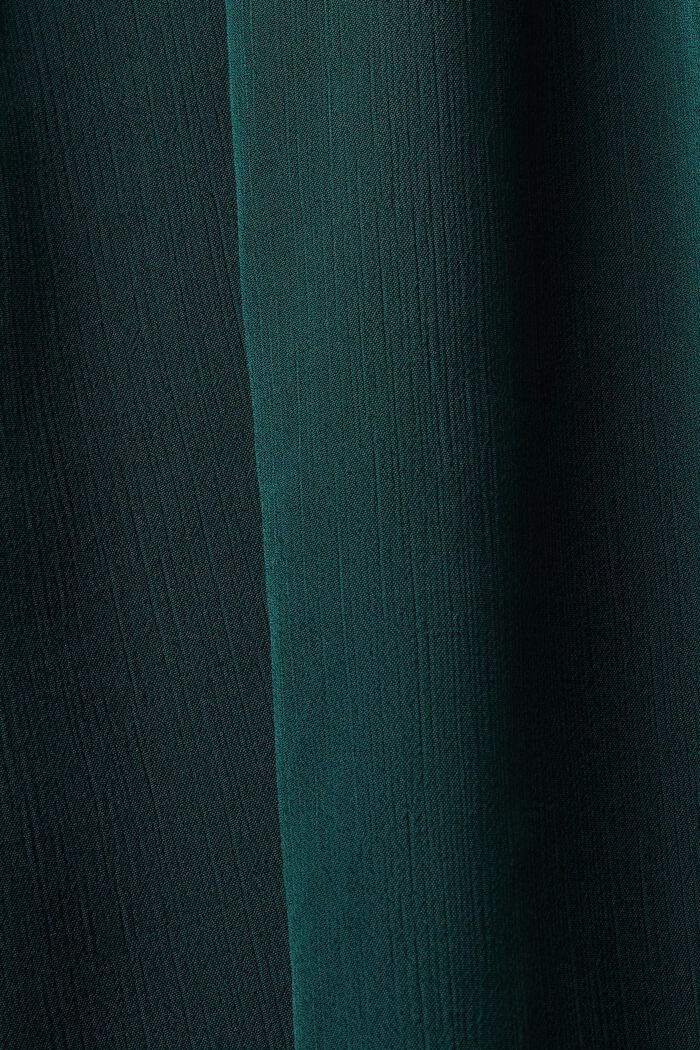 Šifonová halenka s řasením, EMERALD GREEN, detail image number 5