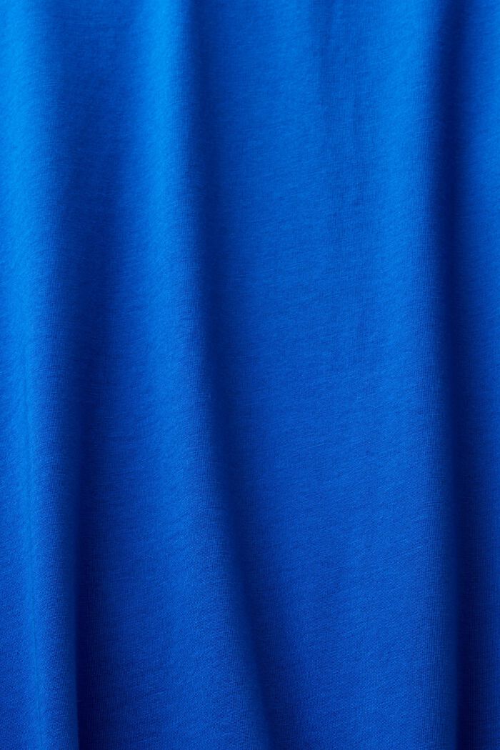Žerzejové tričko s kulatým výstřihem, BRIGHT BLUE, detail image number 5