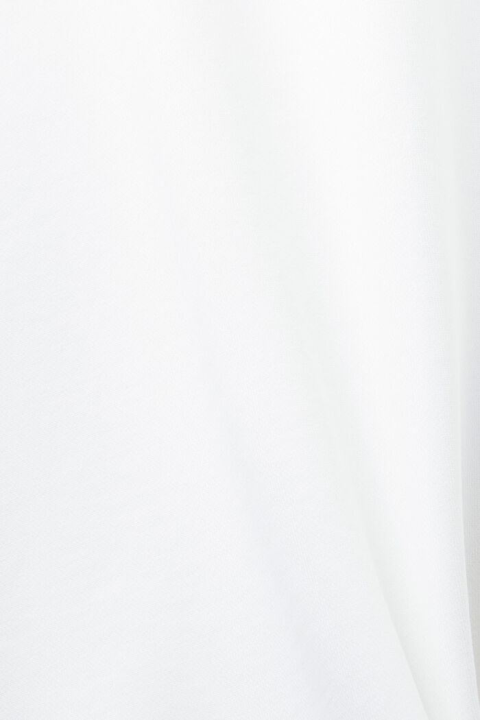 Bavlněná mikina s pohodlným střihem, OFF WHITE, detail image number 5