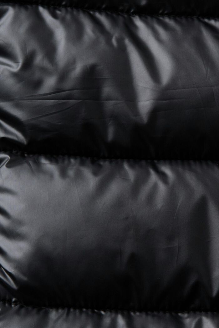 Prošívaná bunda s odnímatelnou kapucí, BLACK, detail image number 5