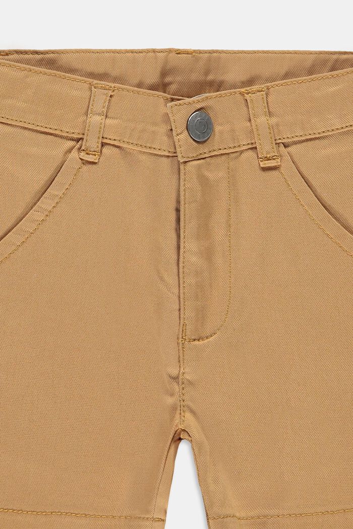 Basic šortky s nastavitelným pasem, CARAMEL, detail image number 2