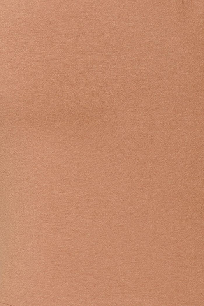 Tričko s dlouhým rukávem a úpravou pro kojení, LENZING™ ECOVERO™, TOFFEE BROWN, detail image number 4