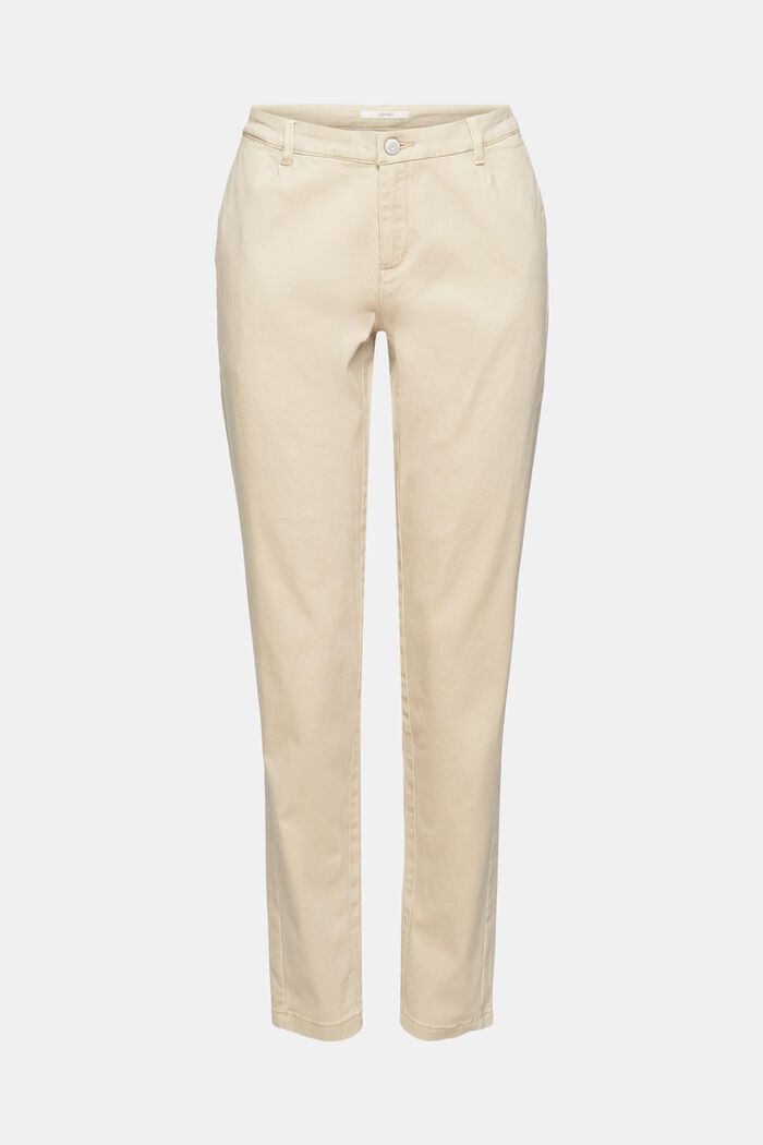 Kalhoty chino z bavlny, BEIGE, detail image number 6