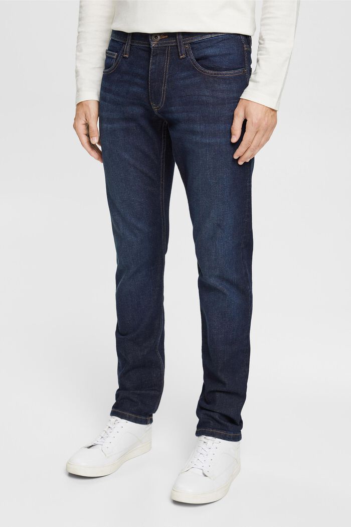 Strečové džíny s bio bavlnou, BLUE DARK WASHED, detail image number 0