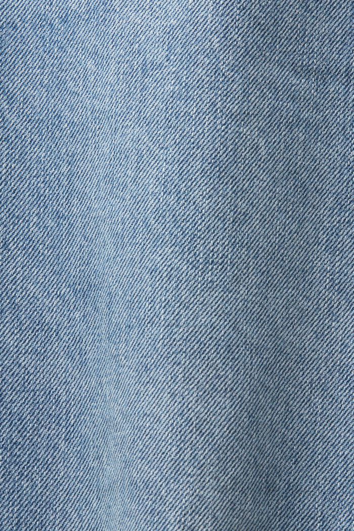 Džíny se střední výškou pasu a s rovným střihem, BLUE MEDIUM WASHED, detail image number 6