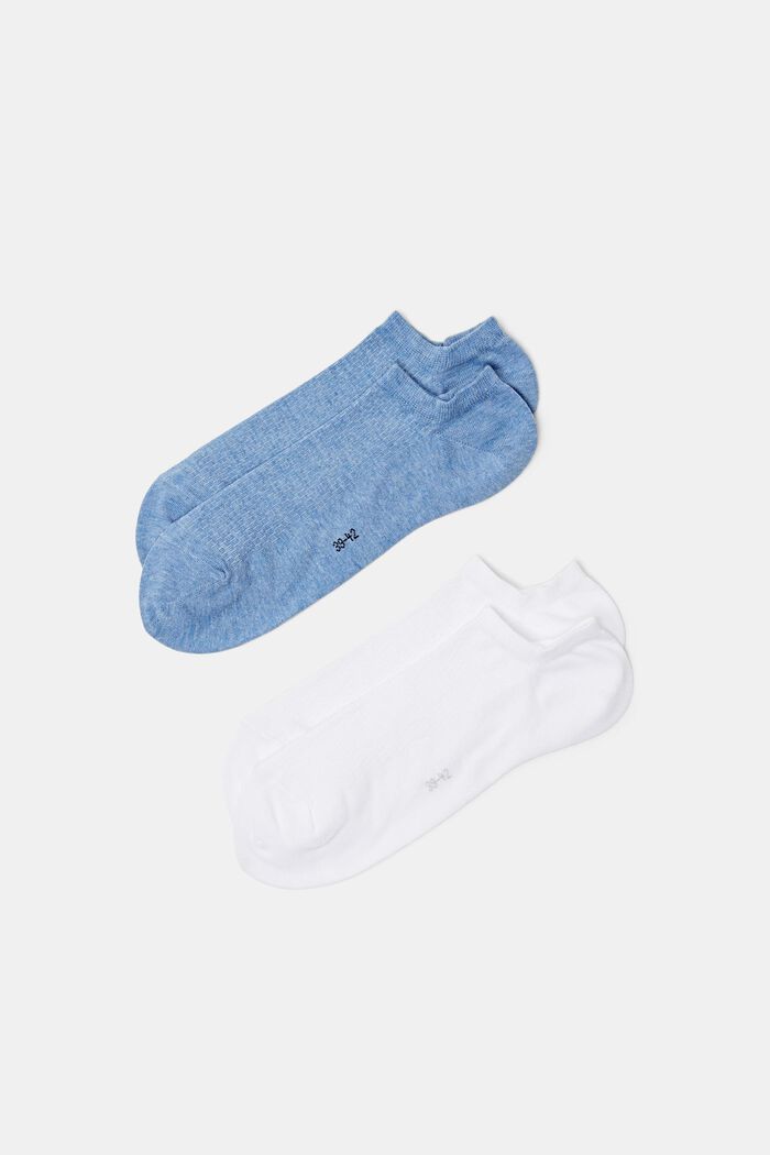 Nízké ponožky, balení 2 ks, BLUE/WHITE, detail image number 0