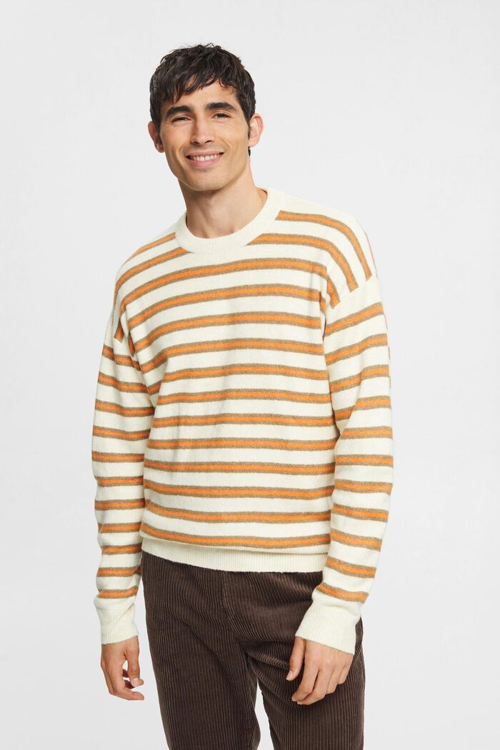 Proužkovaný pletený pulovr, ICE, detail image number 0