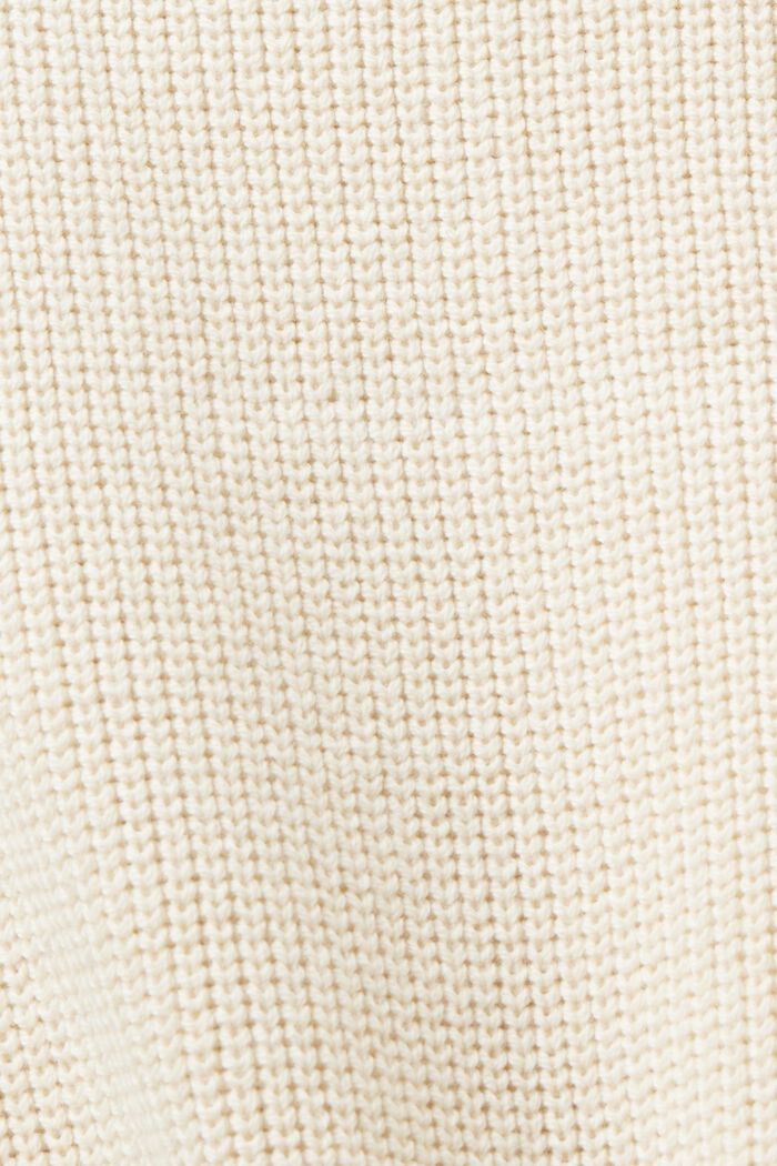 Pletený pulovr s polovičním zipem, LIGHT TAUPE, detail image number 5