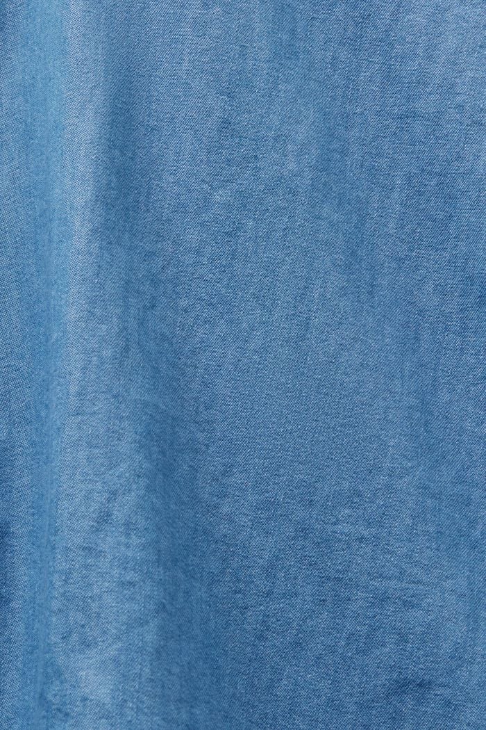 Džínová halenka bez rukávů, BLUE LIGHT WASHED, detail image number 5