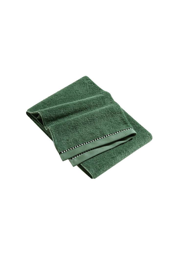 S materiálem TENCEL™: sada ručníků z froté, MOSS GREEN, detail image number 3