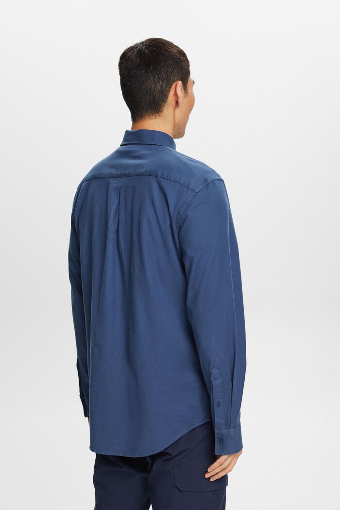 Keprová košile se střihem Regular Fit, GREY BLUE, detail image number 3