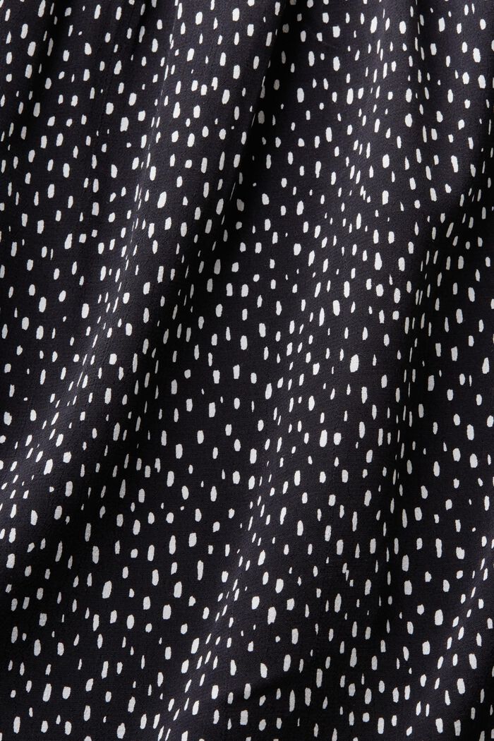 Vzorované šaty, LENZING™ ECOVERO™, BLACK, detail image number 5