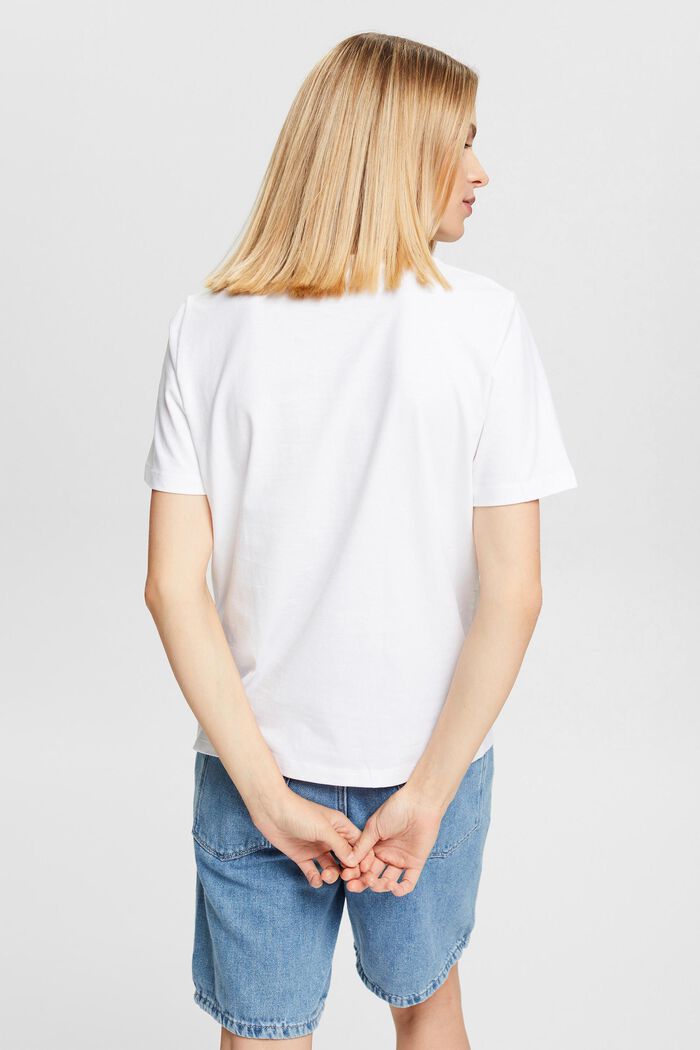 Jednobarevné tričko, WHITE, detail image number 3