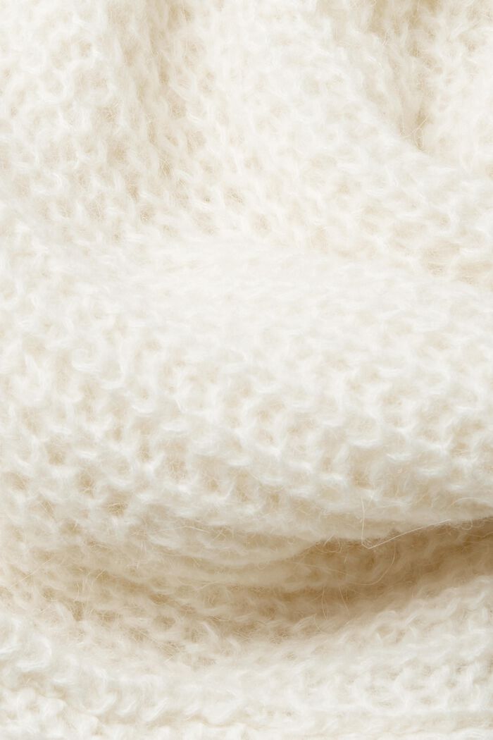 Pulovr ze směsi s alpakou, CREAM BEIGE, detail image number 4