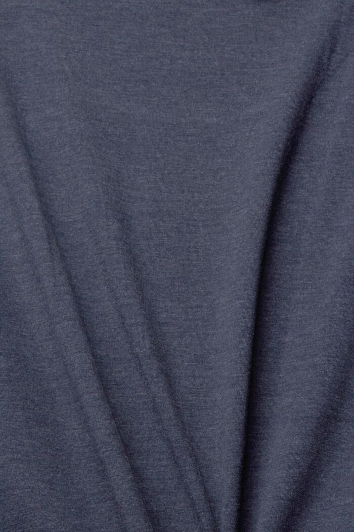 Tričko s náprsní kapsou z bavlněné směsi, NAVY, detail image number 3