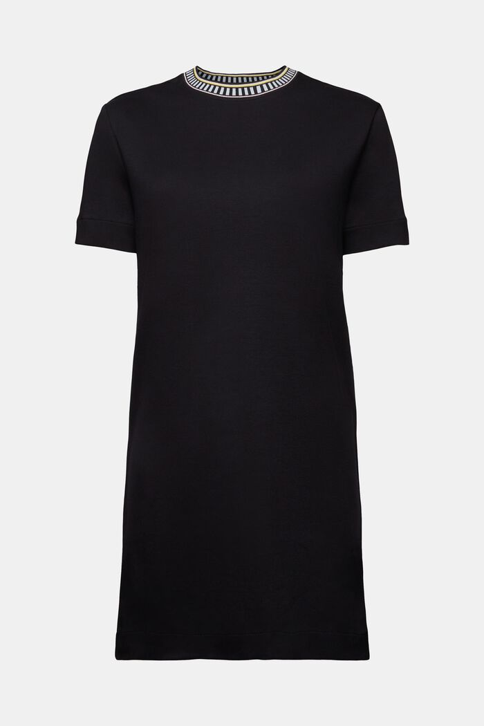 Mini šaty s krátkým rukávem, BLACK, detail image number 5