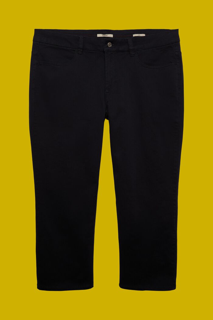 CURVY: capri kalhoty, NAVY, detail image number 6