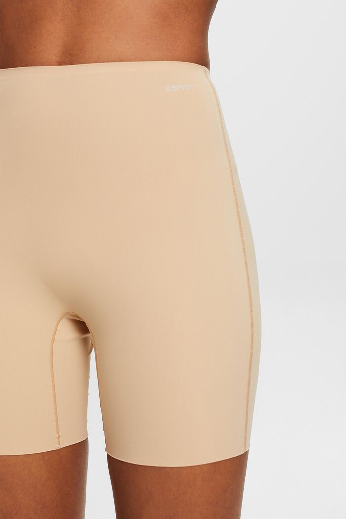 Z recyklovaného materiálu: lehce tvarující kalhotky s nohavičkami, DUSTY NUDE, detail image number 2