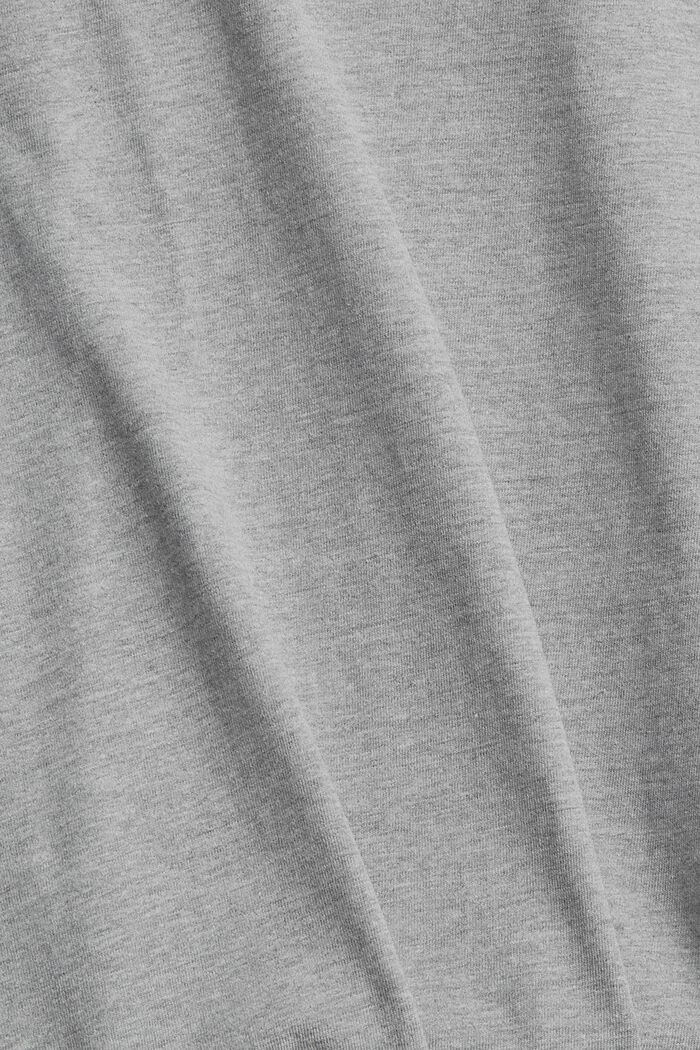žerzejové tričko s potiskem, směs s bio bavlnou, MEDIUM GREY, detail image number 4