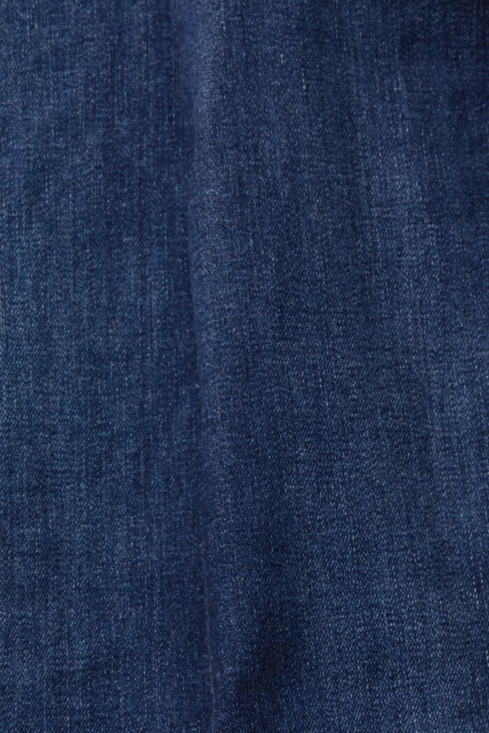 Zkrácené džíny s rozšířenými nohavicemi, BLUE DARK WASHED, detail image number 6