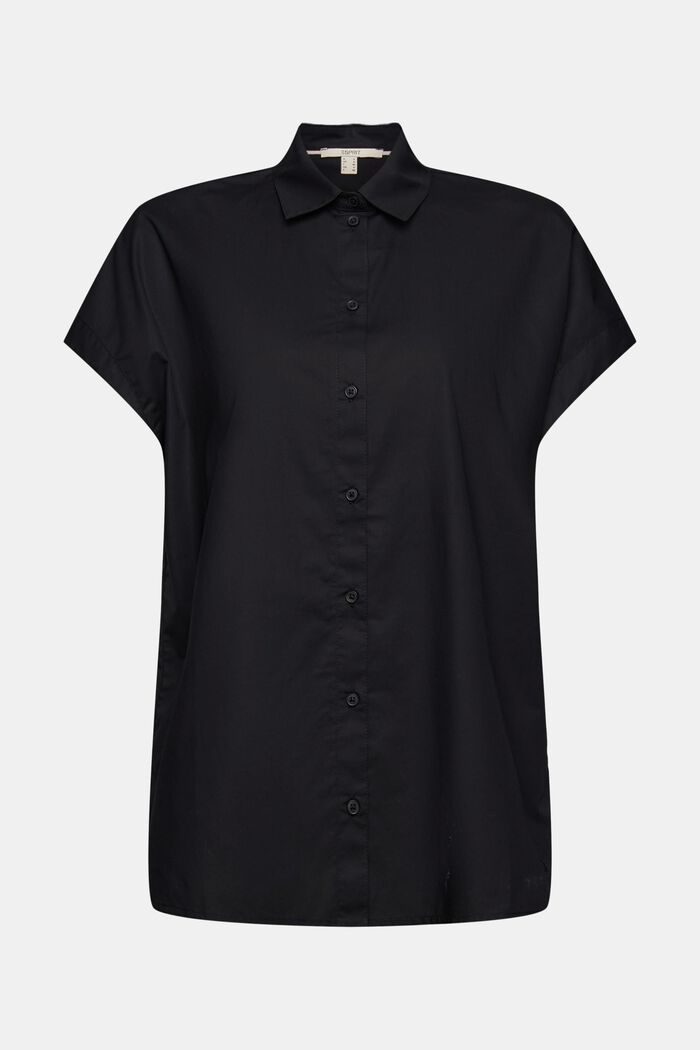 Košilová halenka ze 100% bavlny, BLACK, detail image number 5