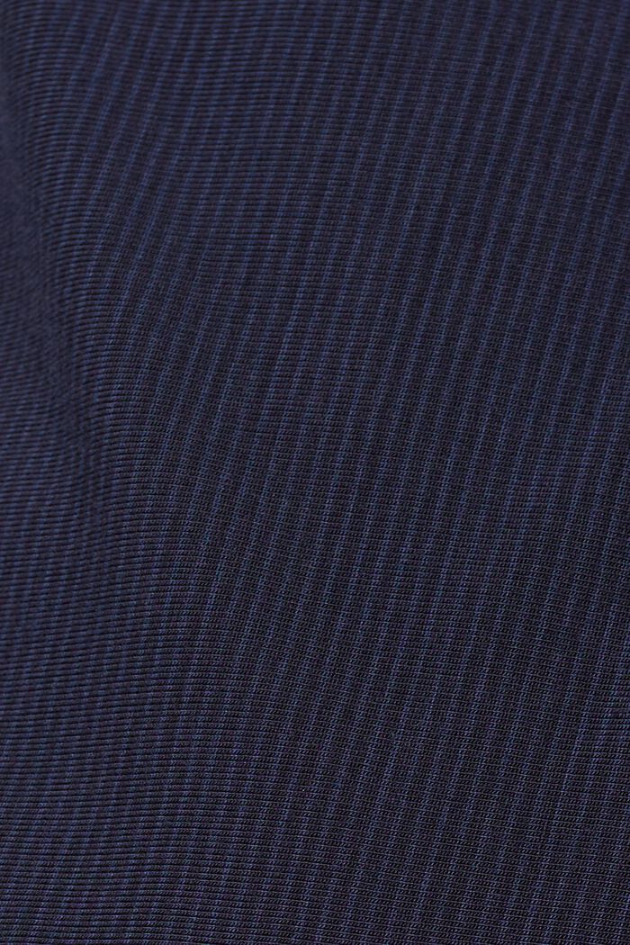 Proužkované žerzejové pyžamo z materiálu LENZING™ ECOVERO™, NAVY, detail image number 3