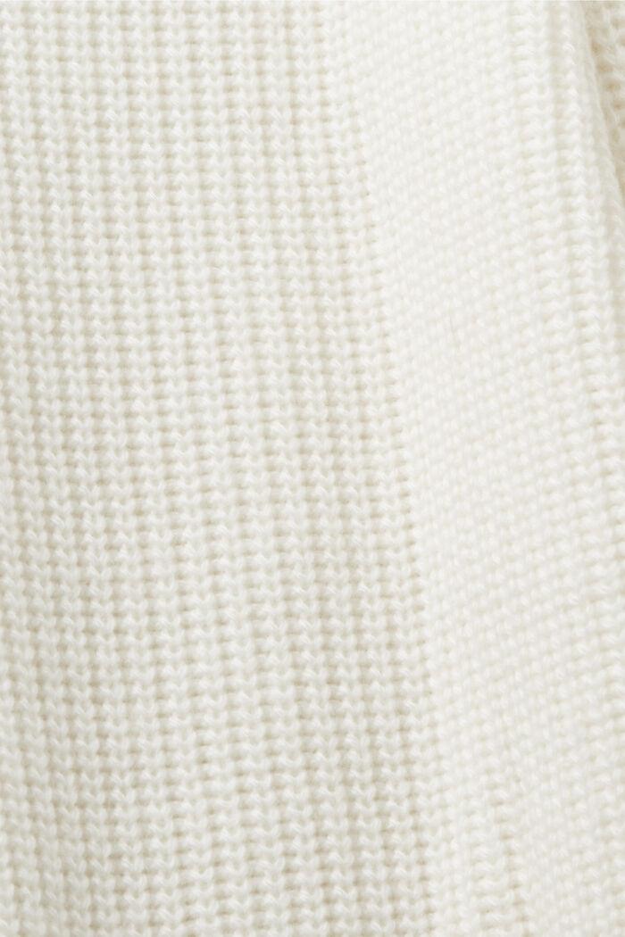 Troyer z copánkové pleteniny, směs s vlnou, OFF WHITE, detail image number 6
