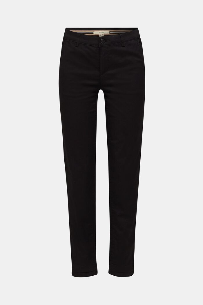 Strečové kalhoty chino s Lycra xtra life™, BLACK, detail image number 0