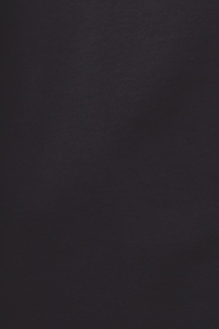 Unisex žerzejové tričko z bio bavlny, s potiskem, BLACK, detail image number 6