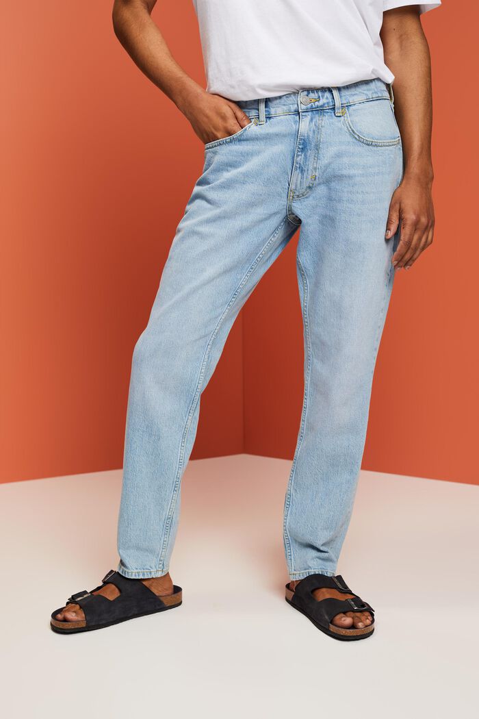 Ležérní džíny s úzkým střihem Slim Fit, BLUE LIGHT WASHED, detail image number 0