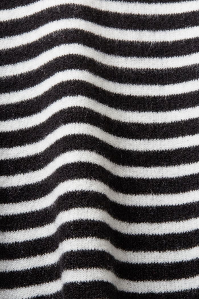 Pulovr z pleteniny, s bluzonovými rukávy, NEW BLACK, detail image number 5